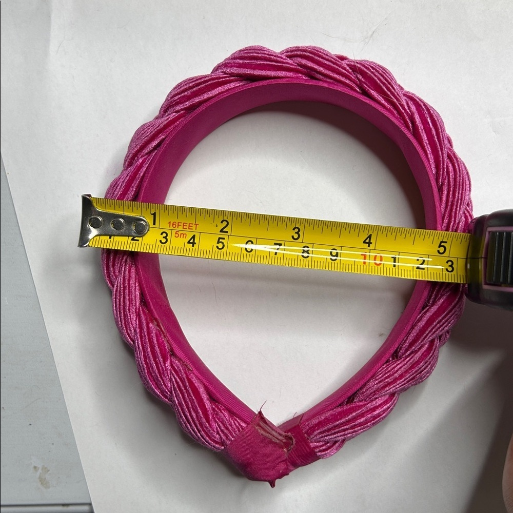 Pink Braided Headband - Picture 6 of 6